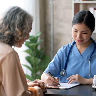 Nurse With Patient